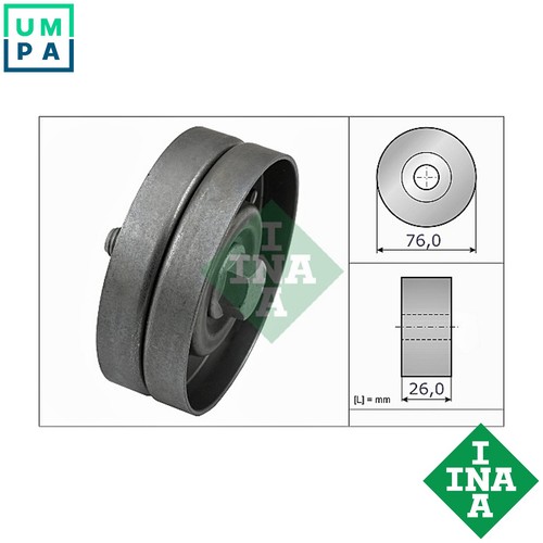 Deflectionguide pulley vribbed - deflectionguide,