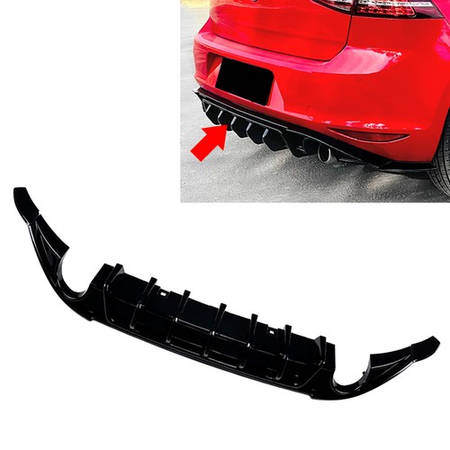Rear bumper protector spoiler - rear,