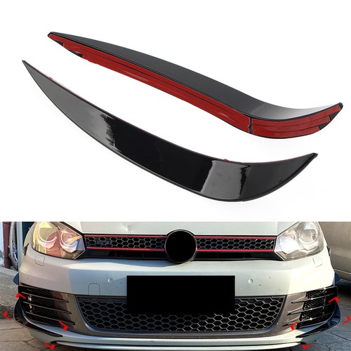 Glossy black front bumper side - bumper,
