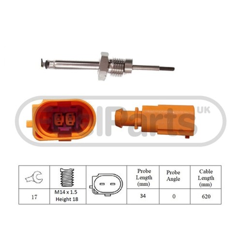 Exhaust temperature sensor - exhaust,
