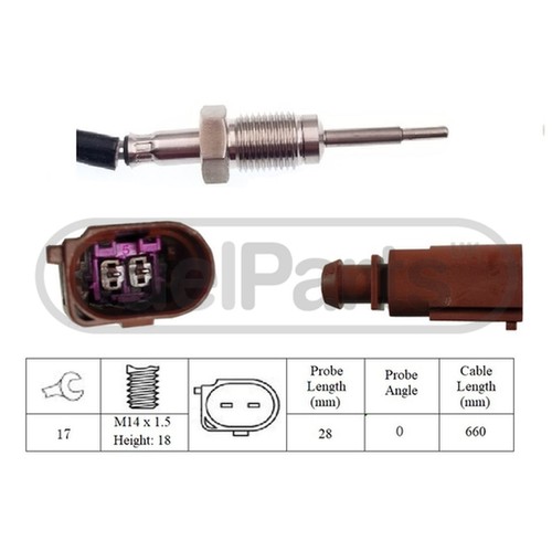 Exhaust temperature sensor - exhaust,