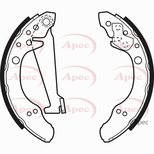 Brake shoes set for golf - brake,