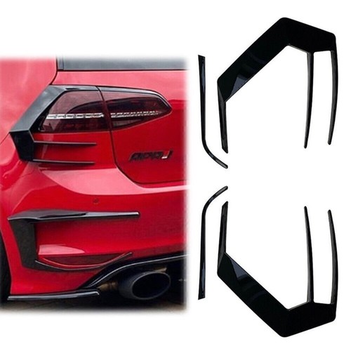 4pcs black rear taillight - rear,