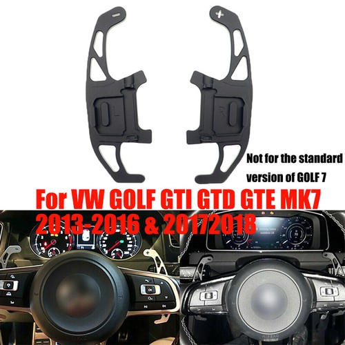 Black steering wheel shift - 2x,