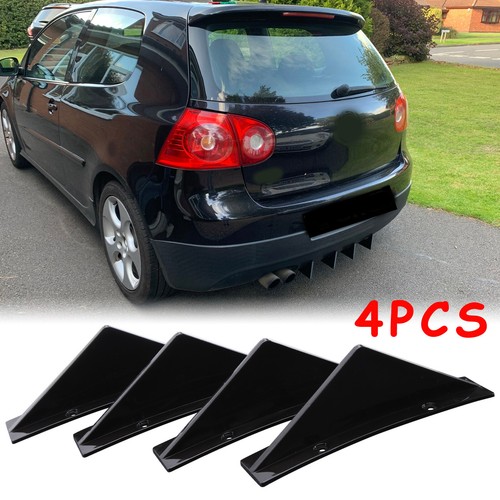 Rear bumper diffuser - bumper, fins