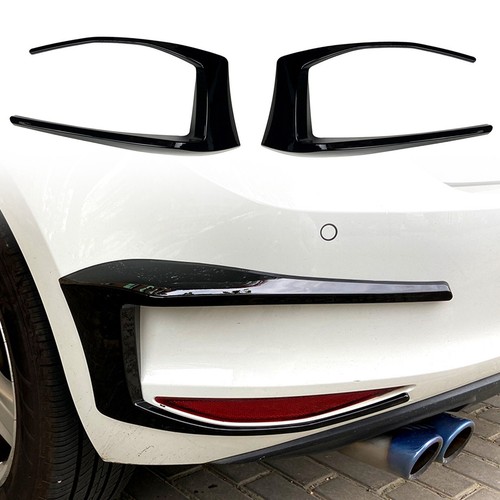 2xblack rear bumper side fog - bumper,